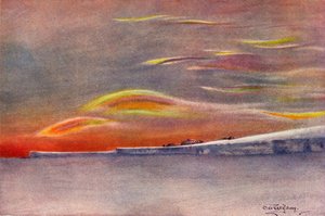 Iridescent Clouds: Looking North from Cape Evans by Charles Edward Wilson
