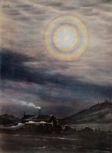Lunar Corona, 1911, 1913 by Charles Edward Wilson