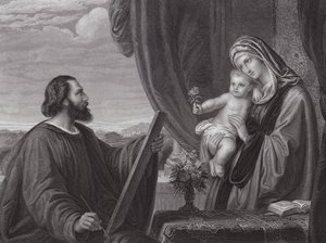 St Luke and the Virgin