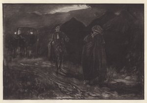 Illustration for She Stoops to Conquer by Oliver Goldsmith by Edwin Austin (after) Abbey