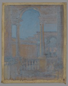 Architectural Study by Edwin Austin Abbey