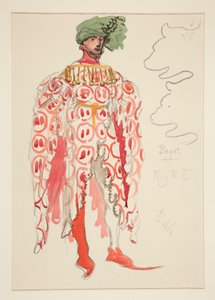 Bagot, Costume Sketch for Henry Irving