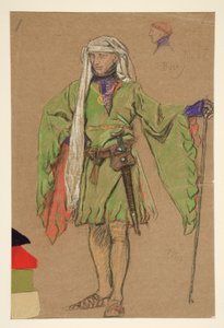 Bushy, Costume Sketch for King Richard II