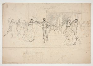 Composition Study by Edwin Austin Abbey