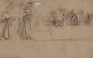 Composition study by Edwin Austin Abbey