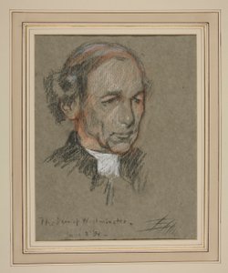 Coronation of Edward VII Portrait: Joseph Armitage Robinson, Canon by Edwin Austin Abbey