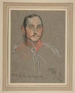 Coronation of Edward VII Portrait: Prince Charles of Denmark by Edwin Austin Abbey