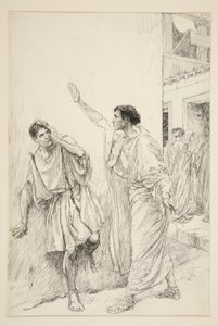 Dromio of Ephesus by Edwin Austin Abbey