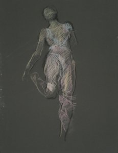 Early Figure Study by Edwin Austin Abbey