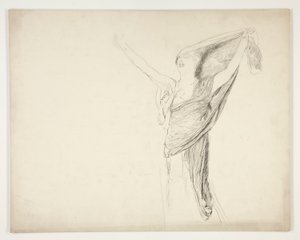 Figure in a Toga, Sketch for an Unidentified Shakespeare Play