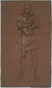 Figure Study. Man in Medieval Costume