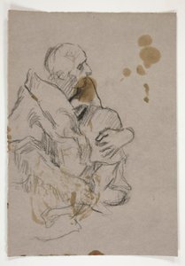 Figure Study for by Edwin Austin Abbey