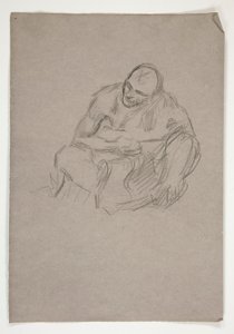 Figure study by Edwin Austin Abbey