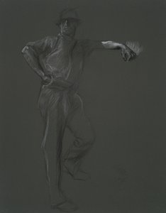 Figure Study by Edwin Austin Abbey