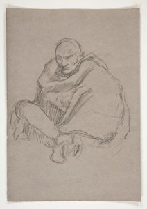 Figure study by Edwin Austin Abbey