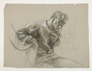 Figure Study by Edwin Austin Abbey