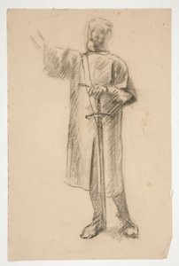 Figure Study by Edwin Austin Abbey