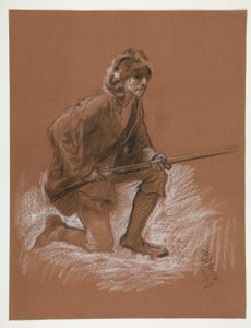 Figure Study by Edwin Austin Abbey