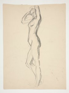 Figure study by Edwin Austin Abbey