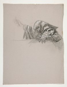 Figure Study for King Arthur by Edwin Austin Abbey
