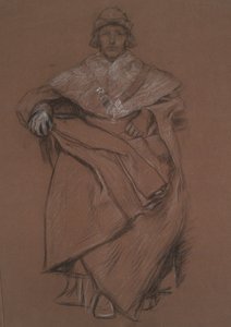 Figure Study for The Royal Exchange by Edwin Austin Abbey