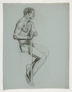 Figure Study for The Spirit of Vulcan, Genius of the Workers in Iron and Steel, Capitol Rotunda, Harrisburg, Pennsylvania by Edwin Austin Abbey