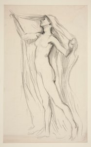 Figure Study for Mural at the State Capitol Building in Harrisburg, Pennsylvania, 1902-1911