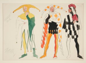 Fools, Costume Sketch for Henry Irving