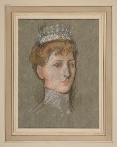 Head of the Princess of Wales (Queen Mary) by Edwin Austin Abbey