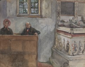 In Church by Edwin Austin Abbey