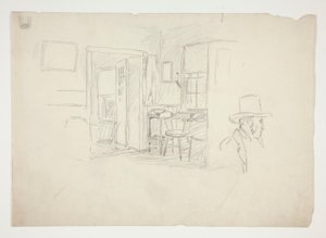 Interior Study by Edwin Austin Abbey