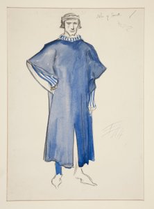 John of Gaunt, Costume Sketch for Henry Irving