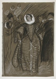 Katharina, Act I, Scene I, Taming of the Shrew by Edwin Austin Abbey