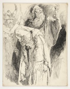 Lear with Cordelia Dead in His Arms, Act V, Scene iii, King Lear by Edwin Austin Abbey