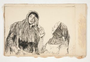 Mistress Quickly by Edwin Austin Abbey