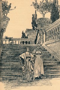 Scene from Much Ado about Nothing by Edwin Austin Abbey