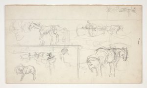 Sheet of Sketches by Edwin Austin Abbey