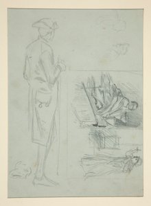 Sheet of Sketches by Edwin Austin Abbey
