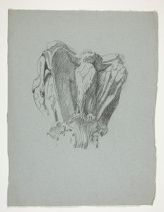 Sketch of a Capital by Edwin Austin Abbey