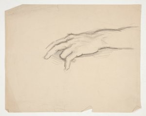 Sketch of a Hand by Edwin Austin Abbey