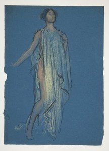 Sketch of a woman - costume study for a play?