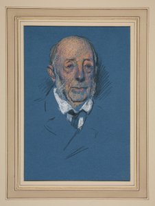 Study of an Elderly Man for Coronation by Edwin Austin Abbey