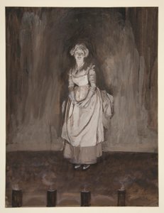 Study for Epilogue, illustration for Oliver Goldsmith