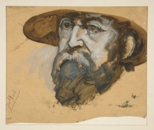 Study for General Meade: Sketch for Mural for the State Capitol Building in Harrisburg, Pennsylvania, 1902-1911 (Completed by John Singer Sargent)