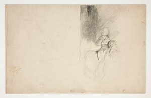 Study for Mariana, from Measure for Measure by Edwin Austin Abbey