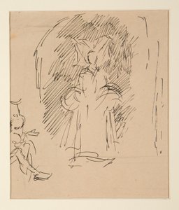 Study for Priest and the Great Lady
