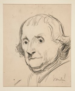 Study for Smith: sketch for mural for the state capitol building in Harrisburg, Pennsylvania, 1902-1911 (completed by John Singer Sargent) by Edwin Austin Abbey