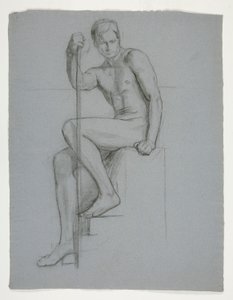 Study for The Spirit of Vulcan, Genius of the Workers in Iron and Steel, Capitol Rotunda, Harrisburg, Pennsylvania by Edwin Austin Abbey