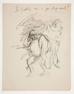 Study for an Unidentified Shakespearean Play, Possibly Falstaff by Edwin Austin Abbey