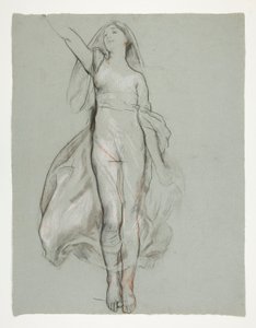 Study for Central Figure by Edwin Austin Abbey